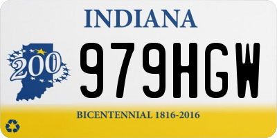 IN license plate 979HGW