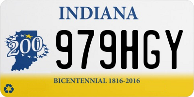 IN license plate 979HGY