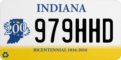 IN license plate 979HHD