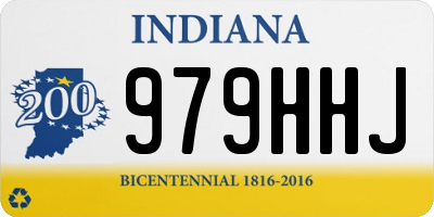 IN license plate 979HHJ