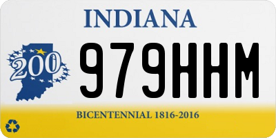 IN license plate 979HHM