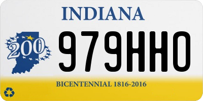 IN license plate 979HHO