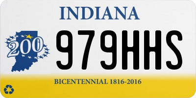 IN license plate 979HHS