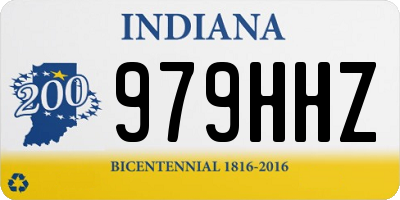 IN license plate 979HHZ
