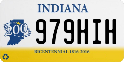 IN license plate 979HIH