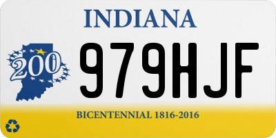 IN license plate 979HJF