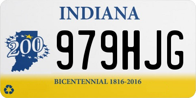 IN license plate 979HJG