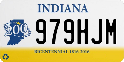 IN license plate 979HJM