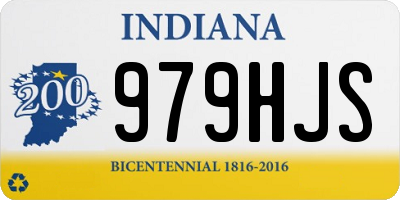 IN license plate 979HJS