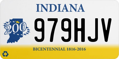IN license plate 979HJV