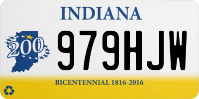 IN license plate 979HJW
