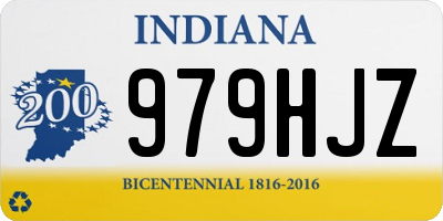 IN license plate 979HJZ