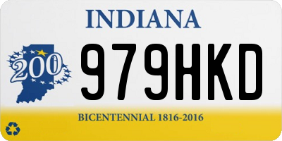 IN license plate 979HKD