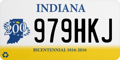 IN license plate 979HKJ