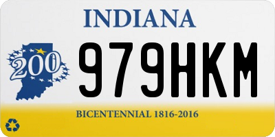 IN license plate 979HKM