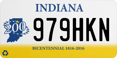 IN license plate 979HKN