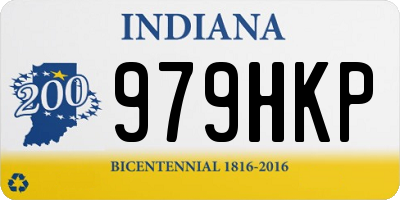 IN license plate 979HKP