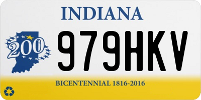 IN license plate 979HKV