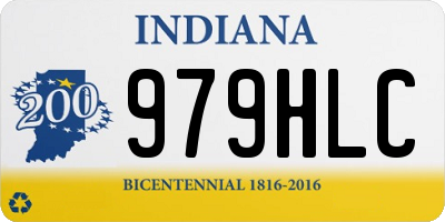 IN license plate 979HLC
