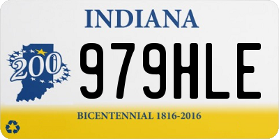 IN license plate 979HLE