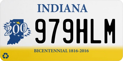 IN license plate 979HLM