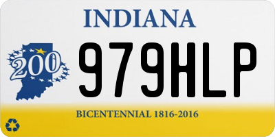 IN license plate 979HLP