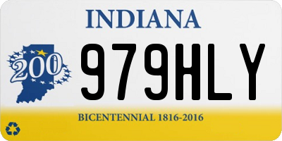 IN license plate 979HLY