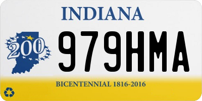 IN license plate 979HMA