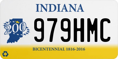 IN license plate 979HMC