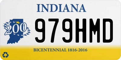 IN license plate 979HMD