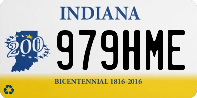 IN license plate 979HME
