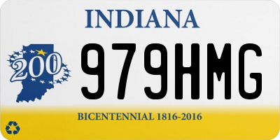 IN license plate 979HMG
