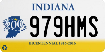 IN license plate 979HMS