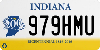 IN license plate 979HMU