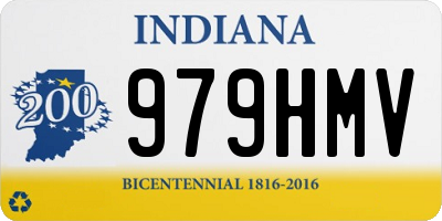IN license plate 979HMV