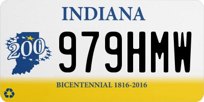 IN license plate 979HMW