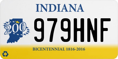 IN license plate 979HNF