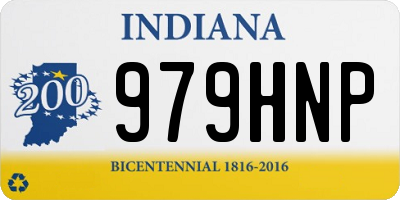 IN license plate 979HNP