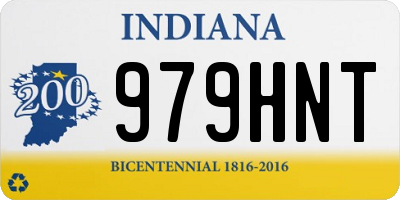 IN license plate 979HNT