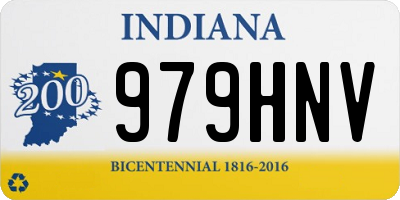 IN license plate 979HNV