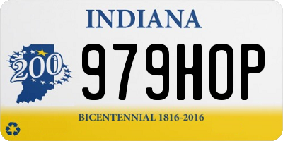 IN license plate 979HOP