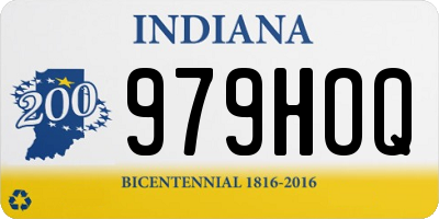 IN license plate 979HOQ