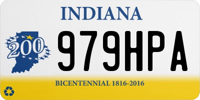 IN license plate 979HPA