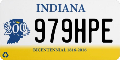 IN license plate 979HPE