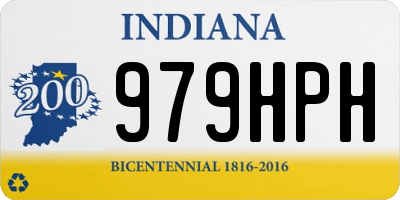IN license plate 979HPH