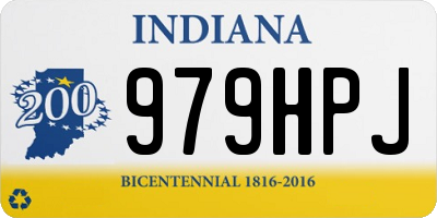 IN license plate 979HPJ