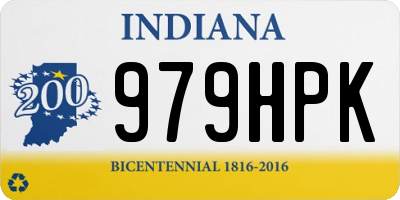 IN license plate 979HPK