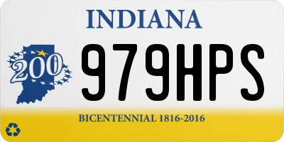 IN license plate 979HPS