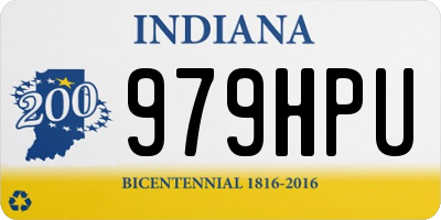 IN license plate 979HPU