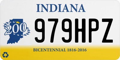 IN license plate 979HPZ